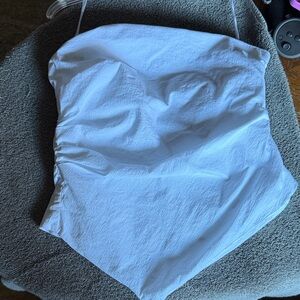 Abercrombie& Fitch White Strapless Top.